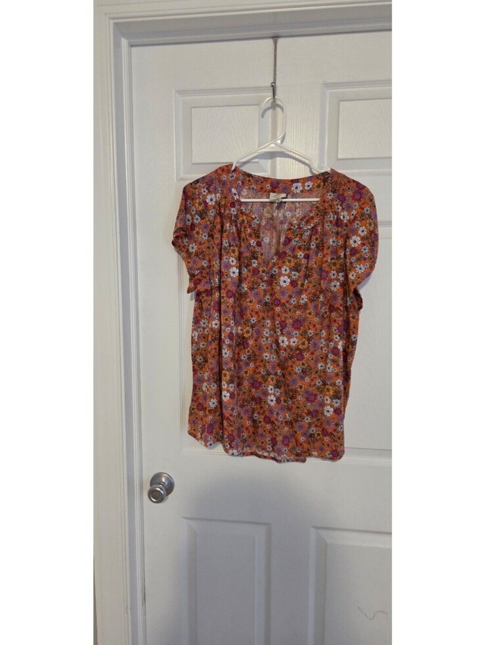 Mountain Apparel XL Floral Cotton Blouse